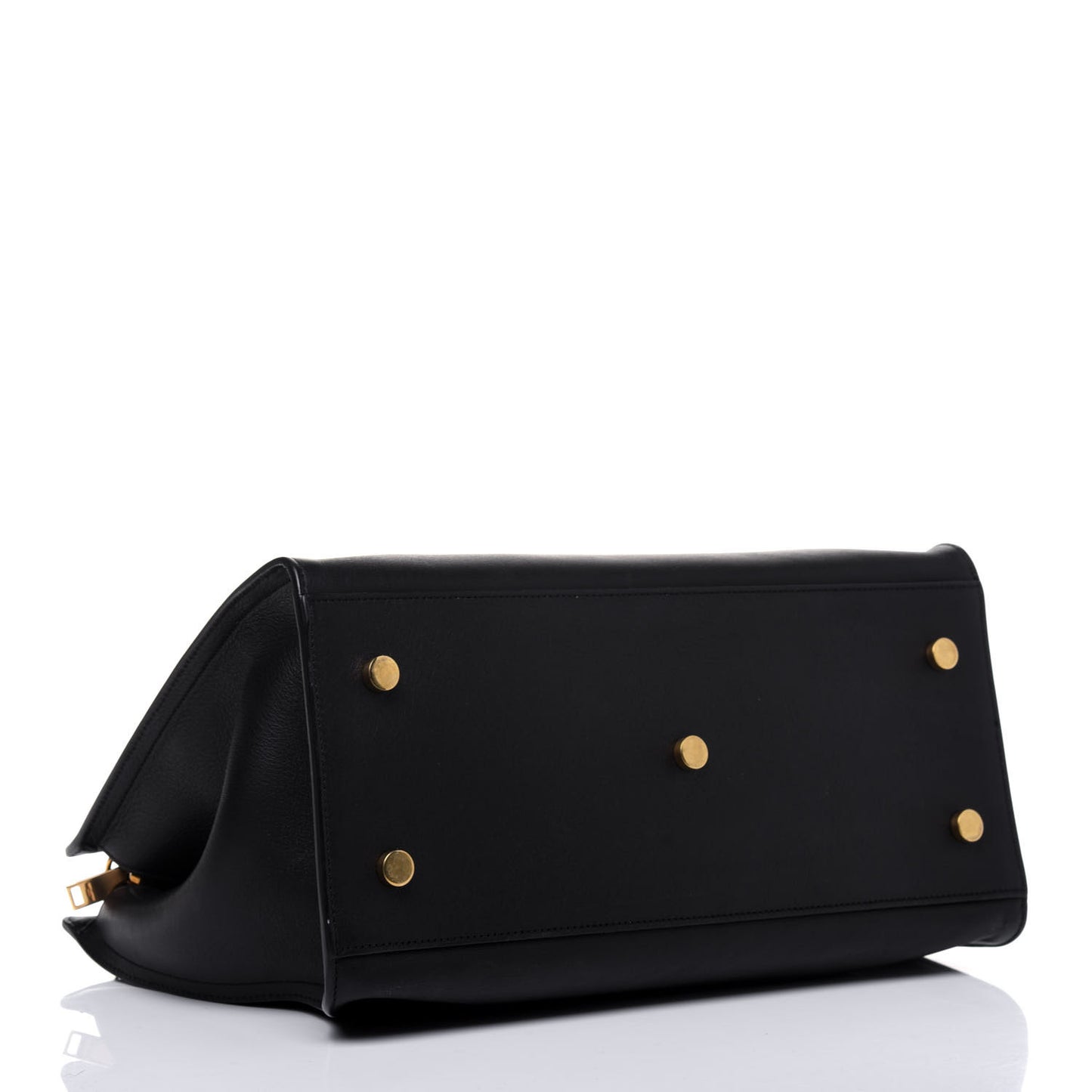 Smooth Calfskin Small Monogram Cabas Black