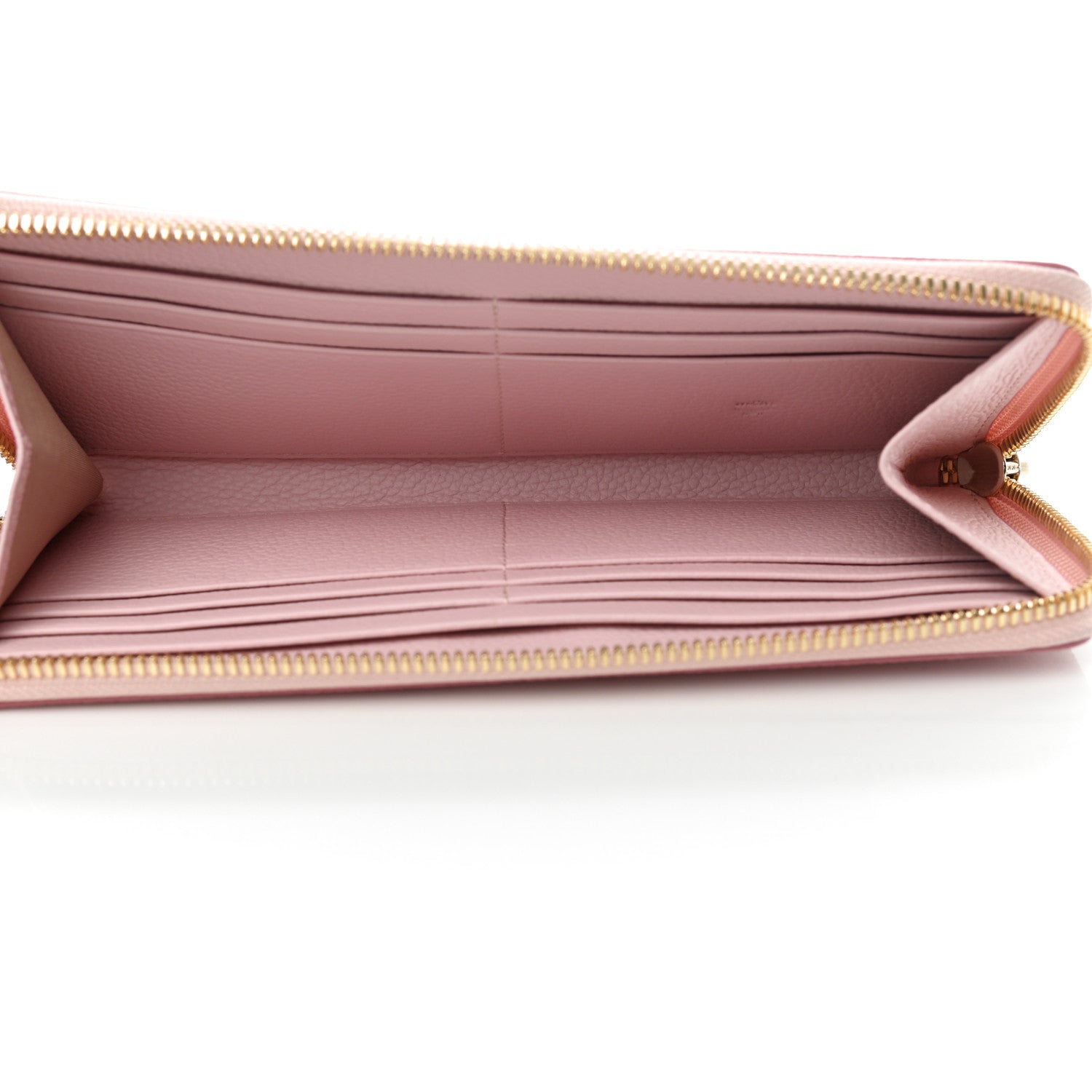 MCM Visetos Large Zip Around Wallet Pink 4 of 6