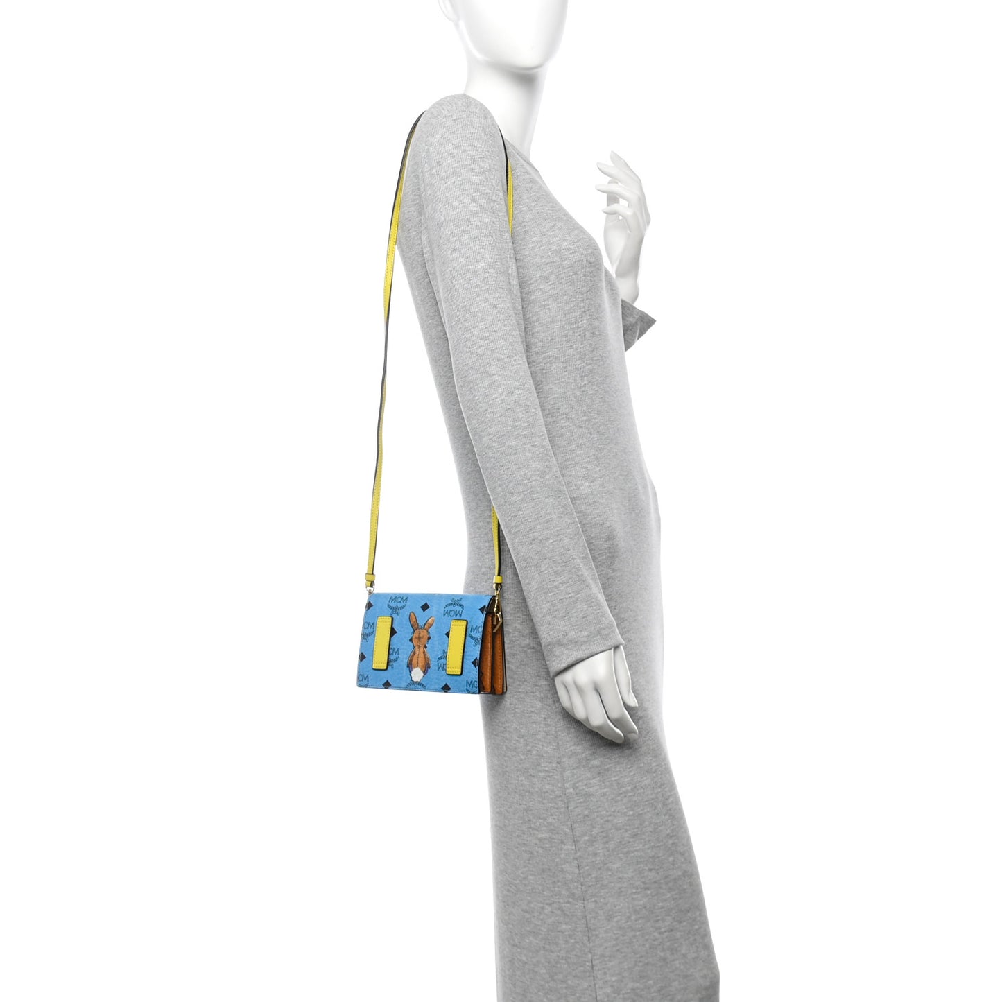 Visetos Mini Rabbit Crossbody Bag Blue Multicolor