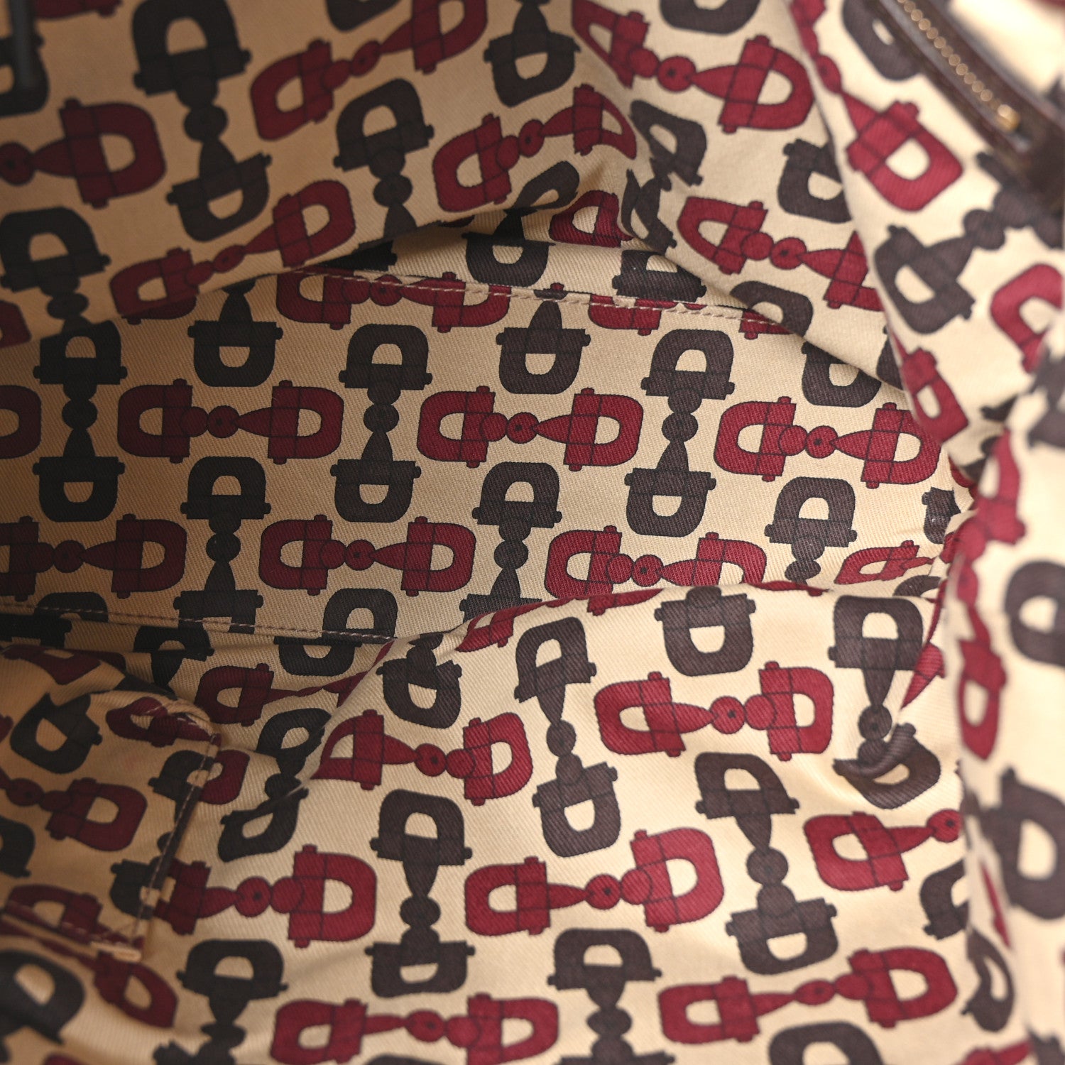 Gucci Monogram Medium Jolicoeur Tote Dark Brown 5 of 10