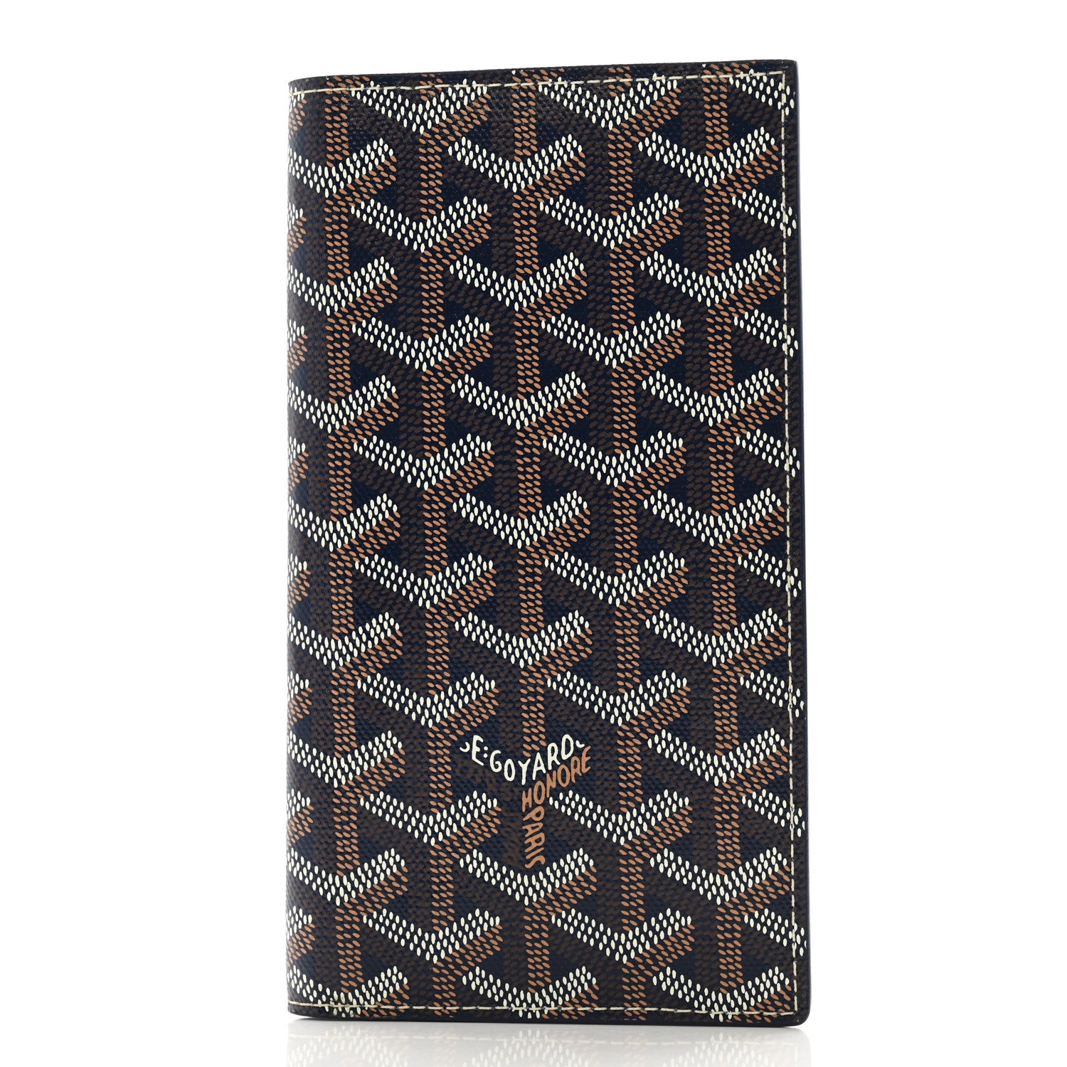 Goyard Goyardine Long Bi-Fold Wallet Navy 1 of 8
