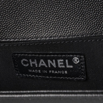 Chanel Caviar Quilted Medium Boy Flap So Black 7 of 9