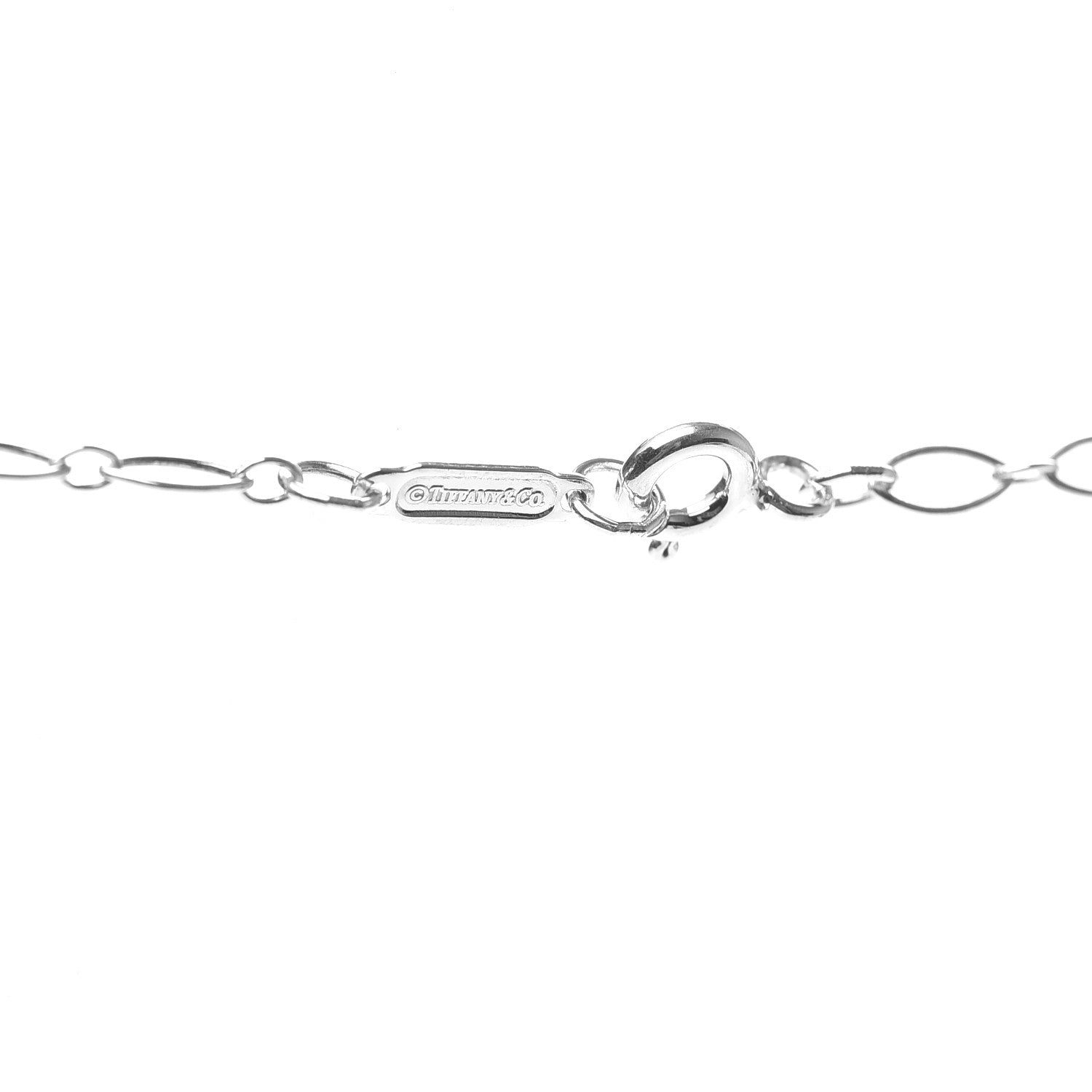 Tiffany Sterling Silver Heart Key Locket Pendant Necklace 4 of 6