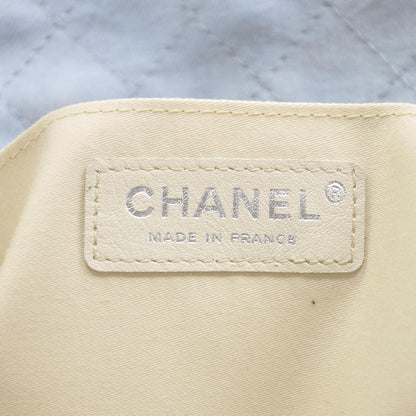 Chanel Denim Quilted Swarovski Crystal Flap 10A 9 of 9