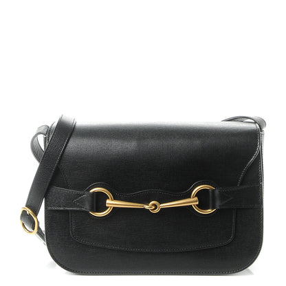 Gucci Textured Calfskin Bright Bit Flap Bag Nero Black 1 of 7