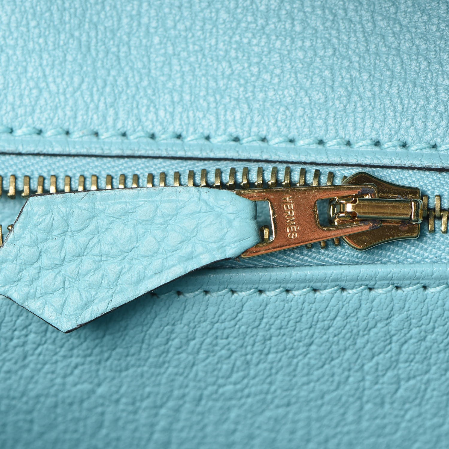 Hermes Togo Birkin 25 Bleu Atoll 27 of 33