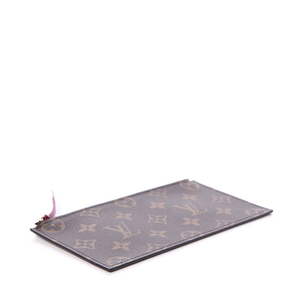 Louis Vuitton Monogram Felicie Chain Wallet Zippered Insert Fuchsia 3 of 5
