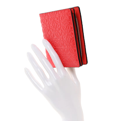 Loewe Calfskin Embossed Compact Zip Wallet Pomodoro 2 of 7