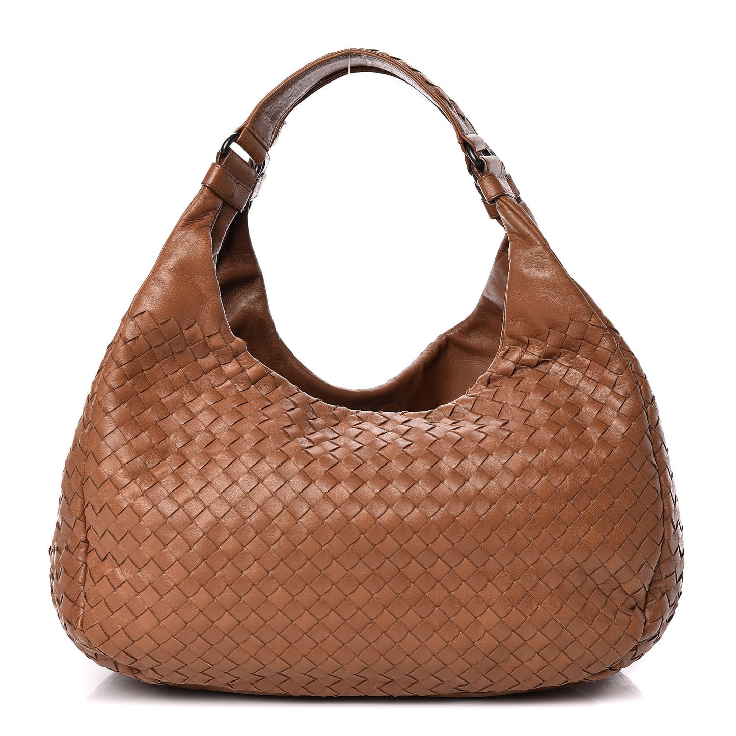 Nappa Intrecciato Medium Campana Noce