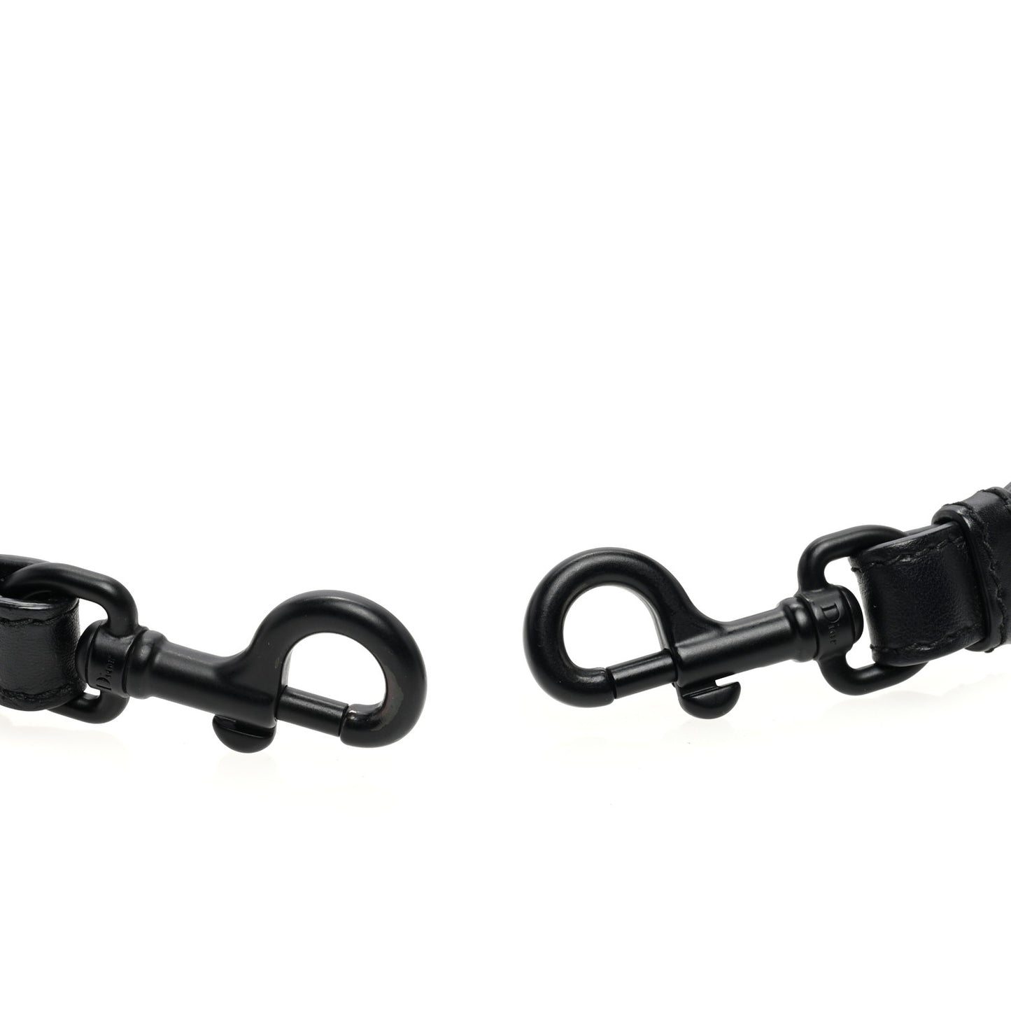 Canvas Embroidered Shoulder Strap Black Ultramatte