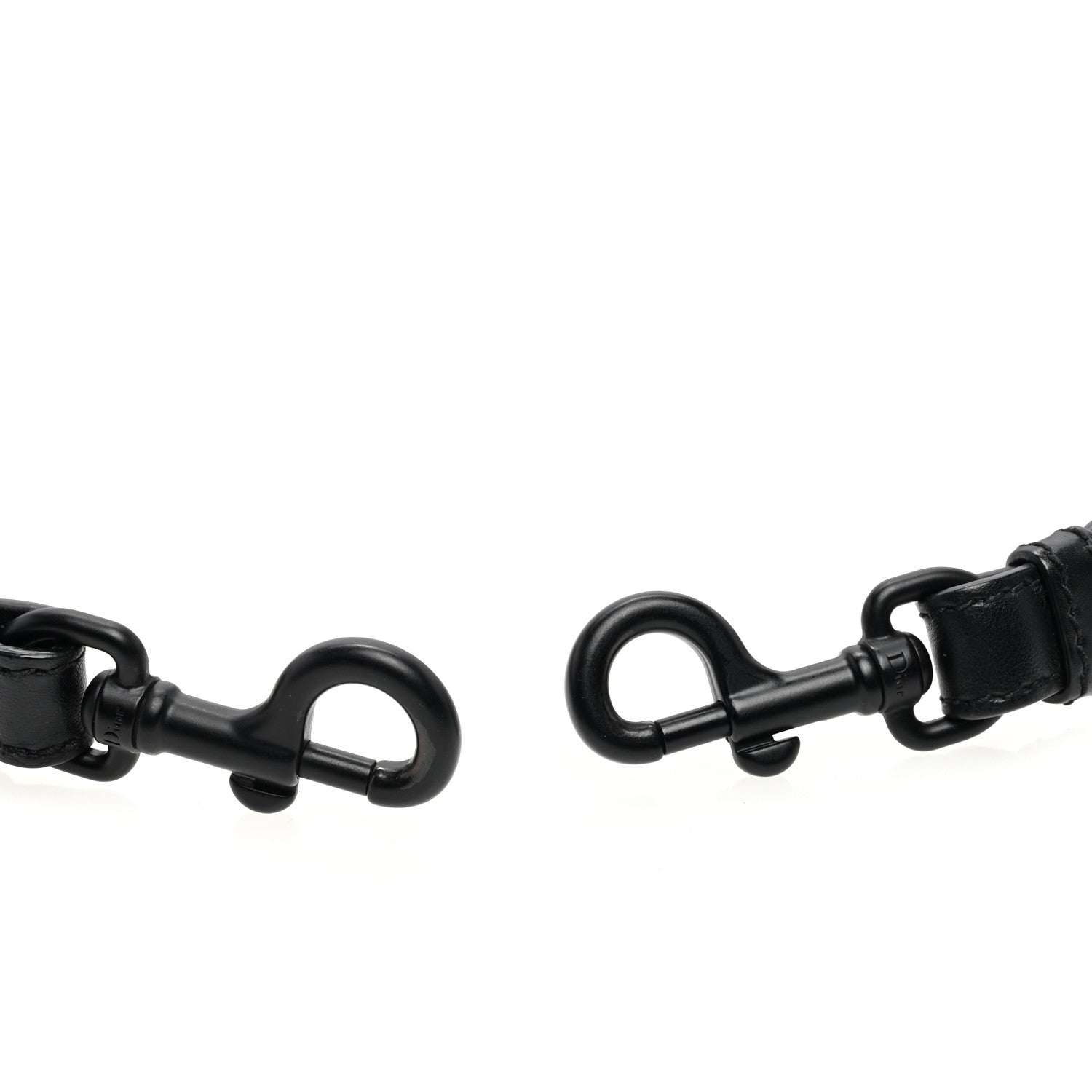 Christian Dior Canvas Embroidered Shoulder Strap Black Ultramatte 5 of 5