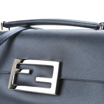 Fendi Silk Satin Phone Baguette Mirto 7 of 10