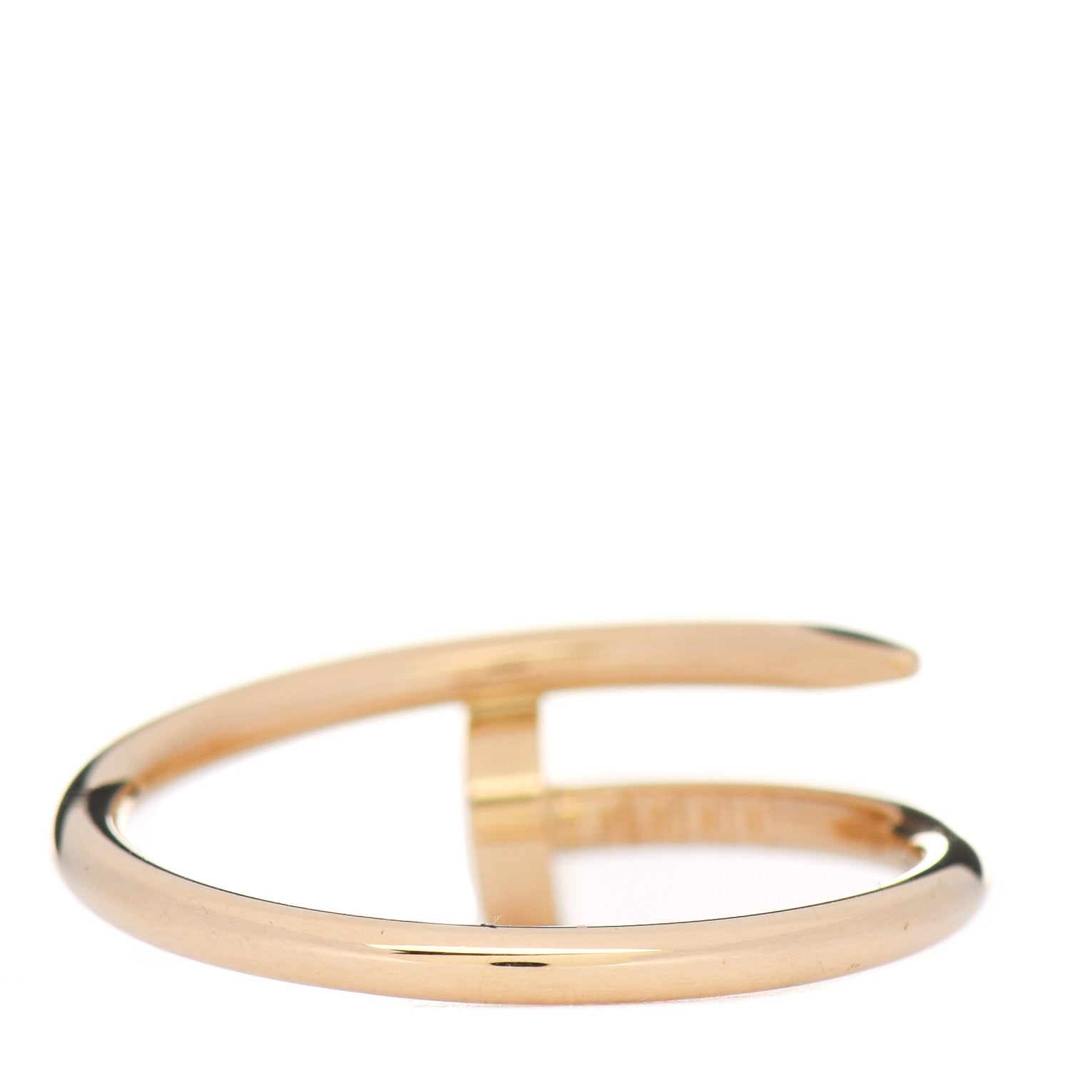 Cartier 18K Yellow Gold Small Juste Un Clou Ring 55 7.25 3 of 6