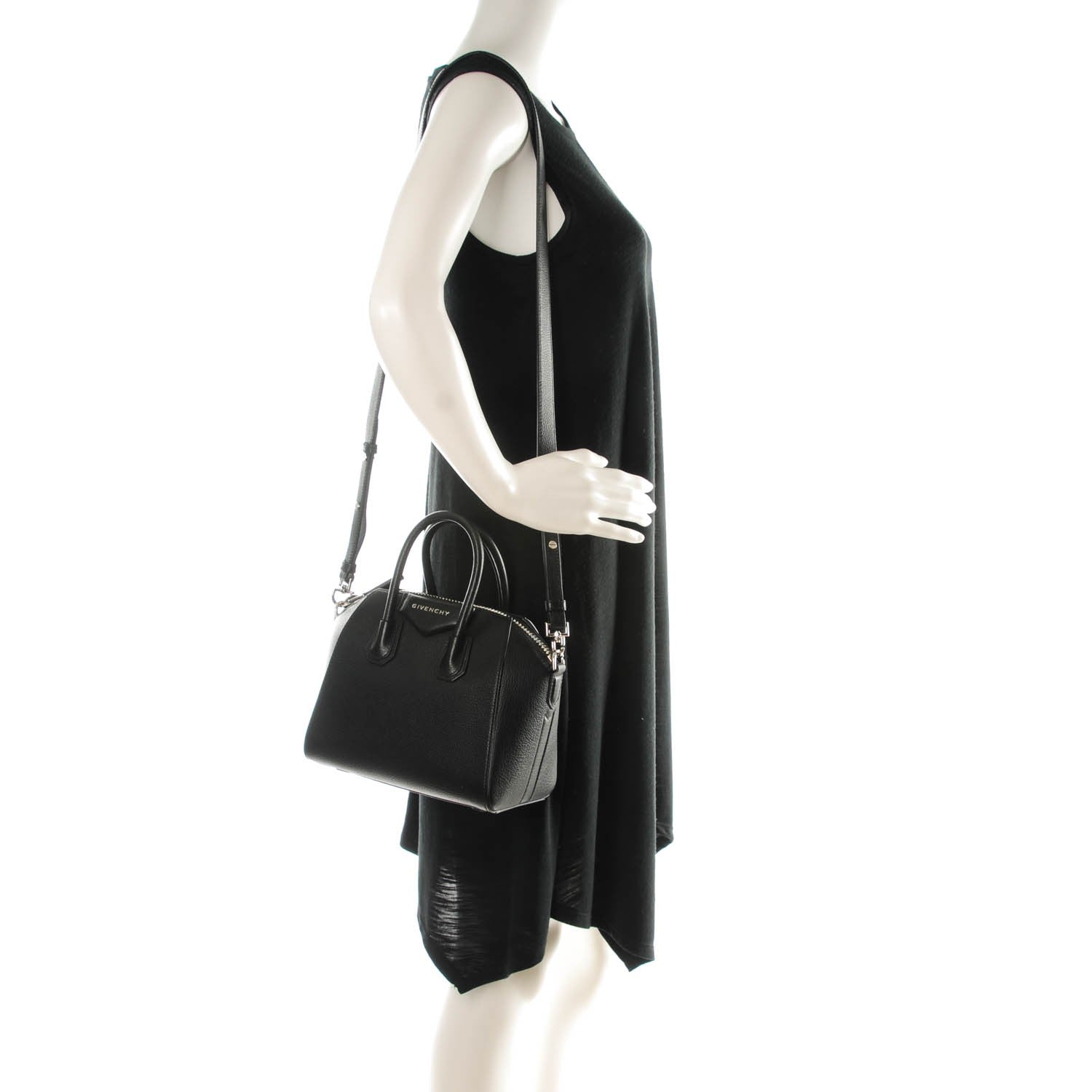 Givenchy Sugar Goatskin Mini Antigona Black 2 of 7