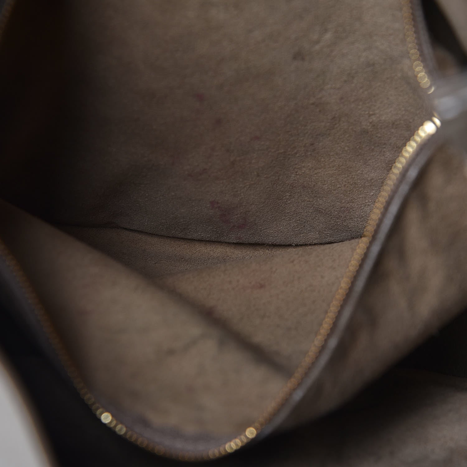 Celine Crisped Calfskin Medium Hobo Light Taupe 9 of 12