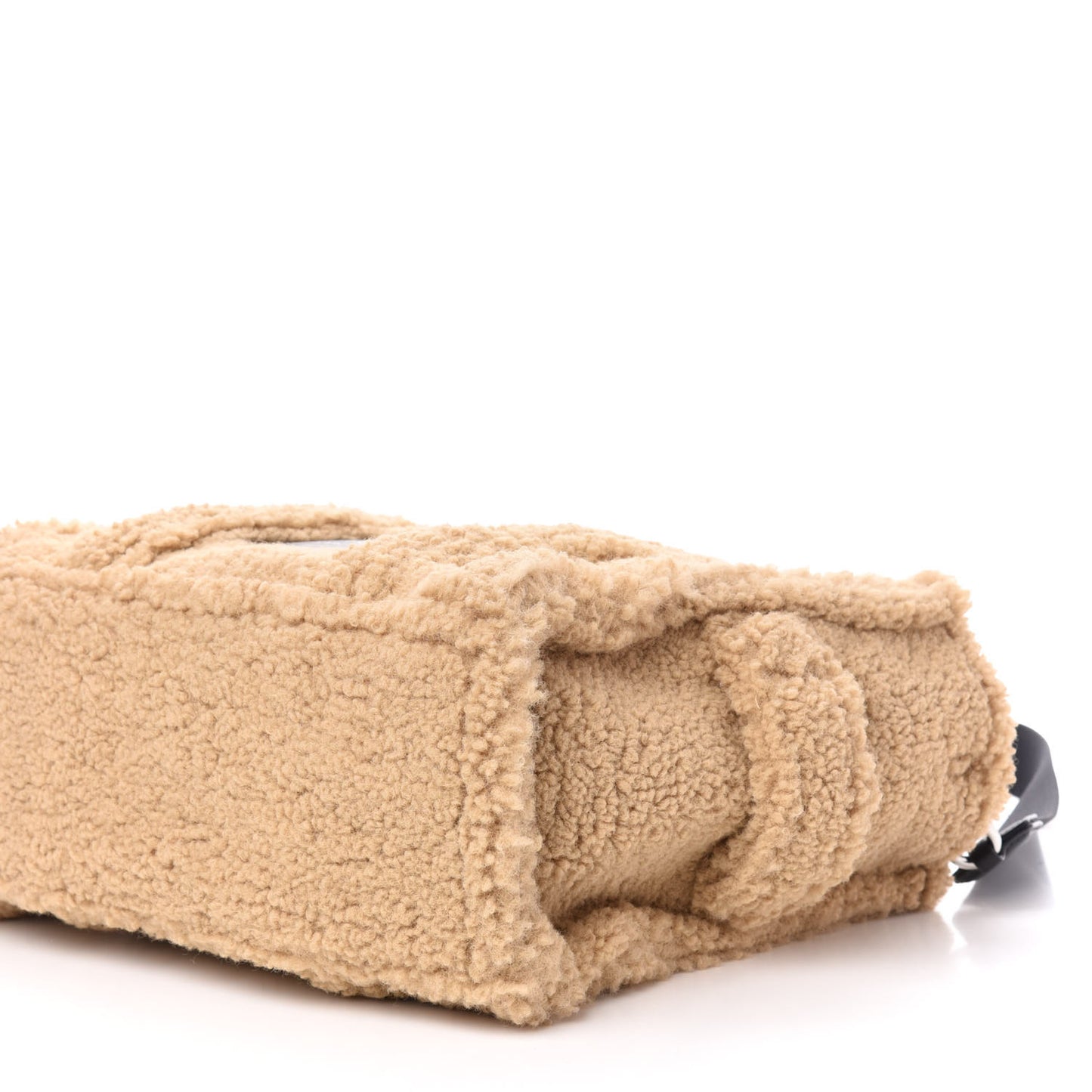 Polyester Cotton Medium The Teddy Traveler Tote Bag Beige