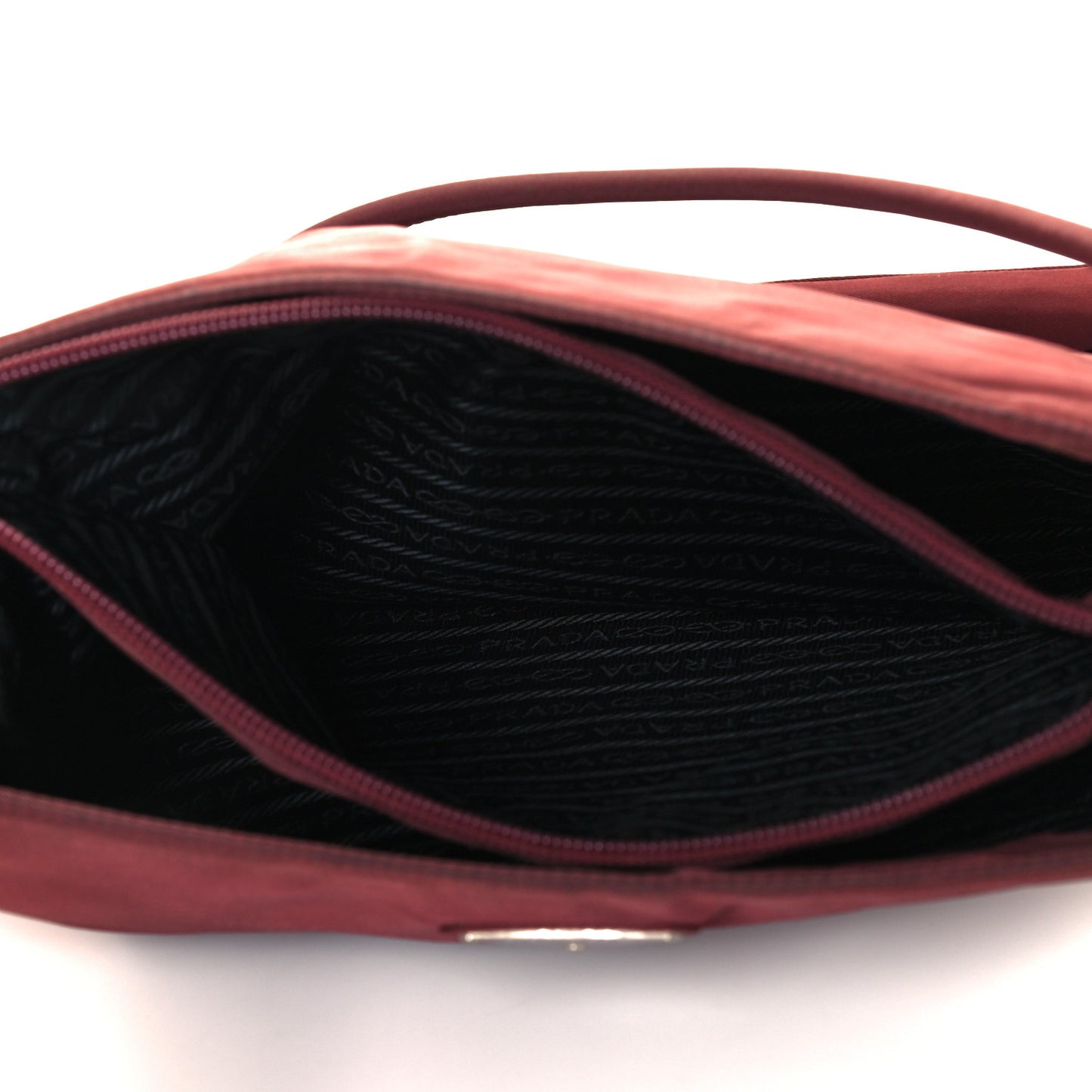 Tessuto Nylon Shoulder Bag Amaranto