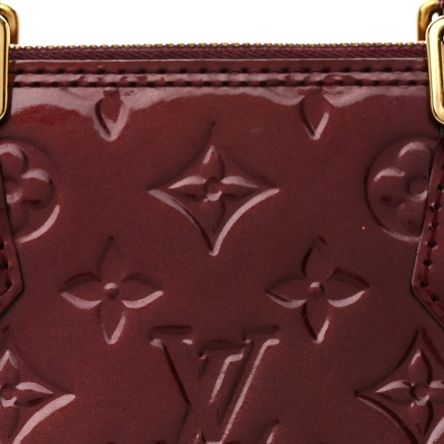 Louis Vuitton Vernis Alma PM Rouge Fauviste 8 of 10