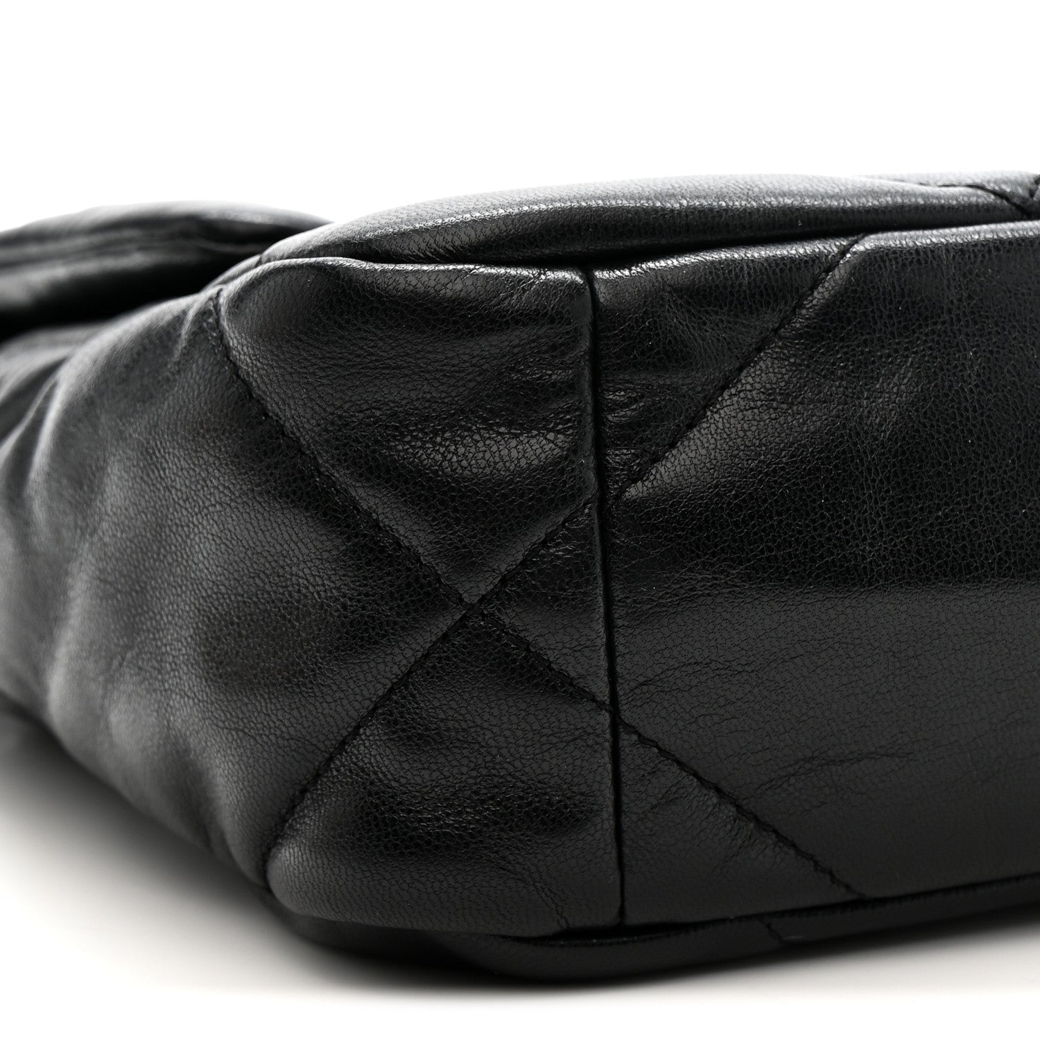 Chanel Goatskin Quilted Medium Chanel 19 Flap Black 9 of 10