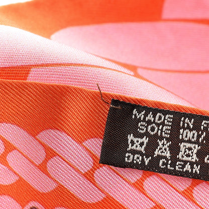 Hermes Silk Clic C'est Noue Twilly Orange Rose Poudre 6 of 6