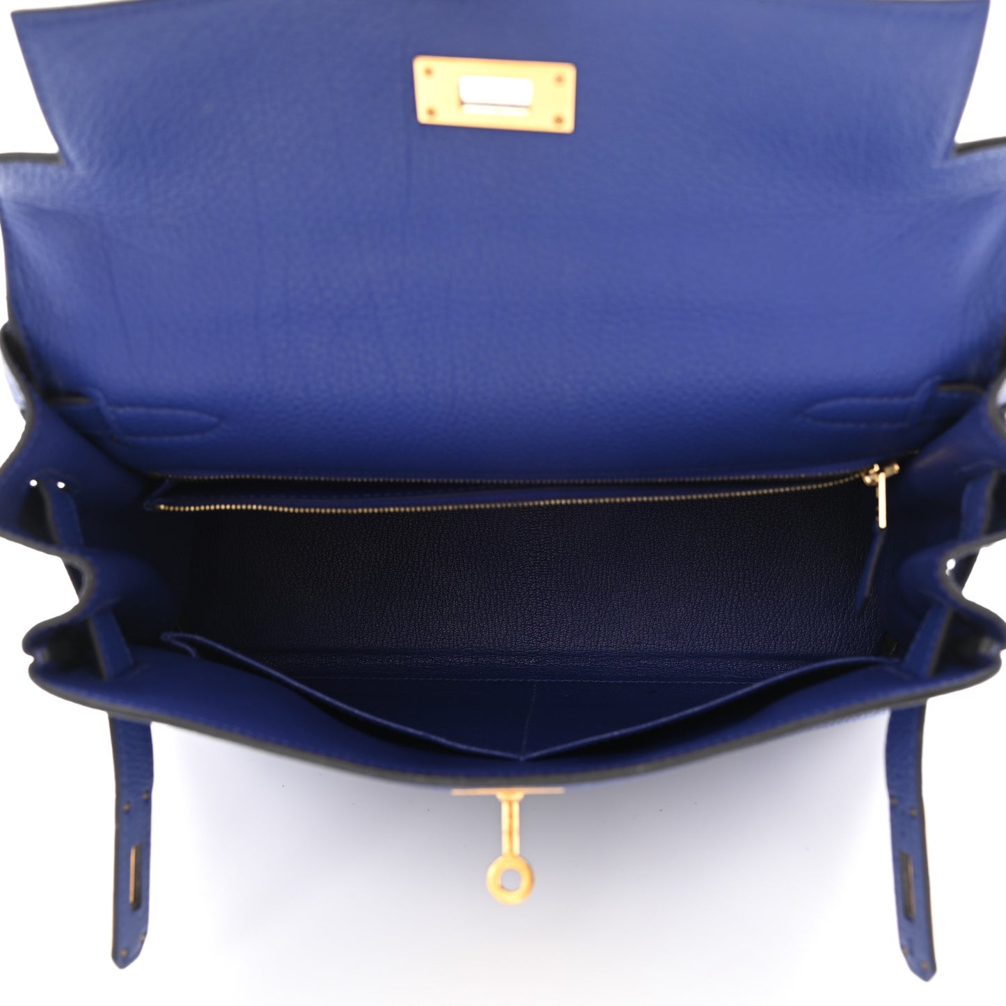 Togo Kelly Retourne 28 Bleu Electrique