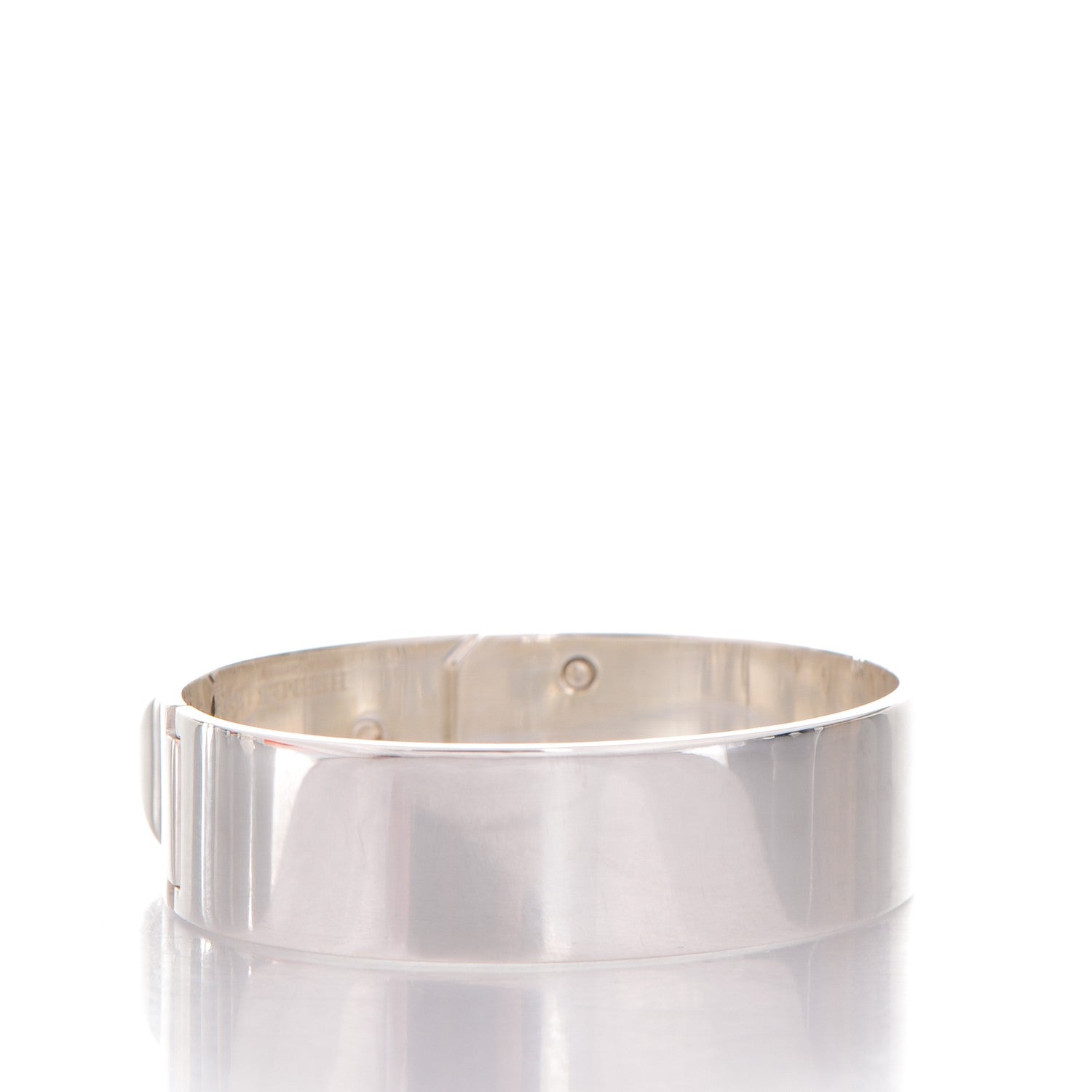 Hermes Sterling Silver MM Collier De Chien Bracelet SH 3 of 5