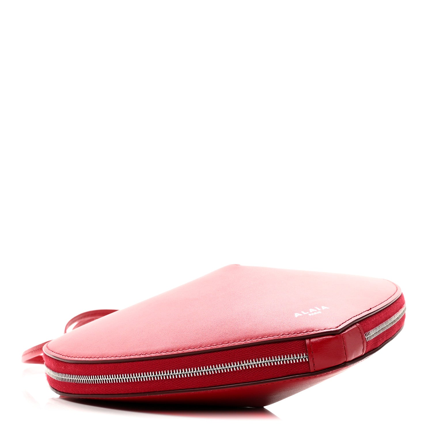 Alaia Lux Calfskin Le Coeur Bag Lacquer Red 4 of 9