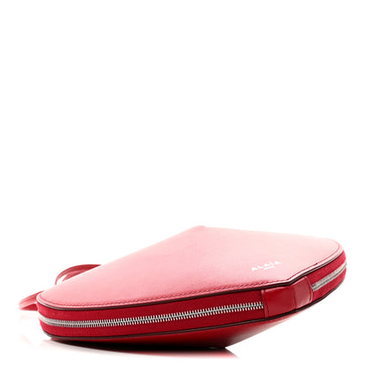 Alaia Lux Calfskin Le Coeur Bag Lacquer Red 4 of 9