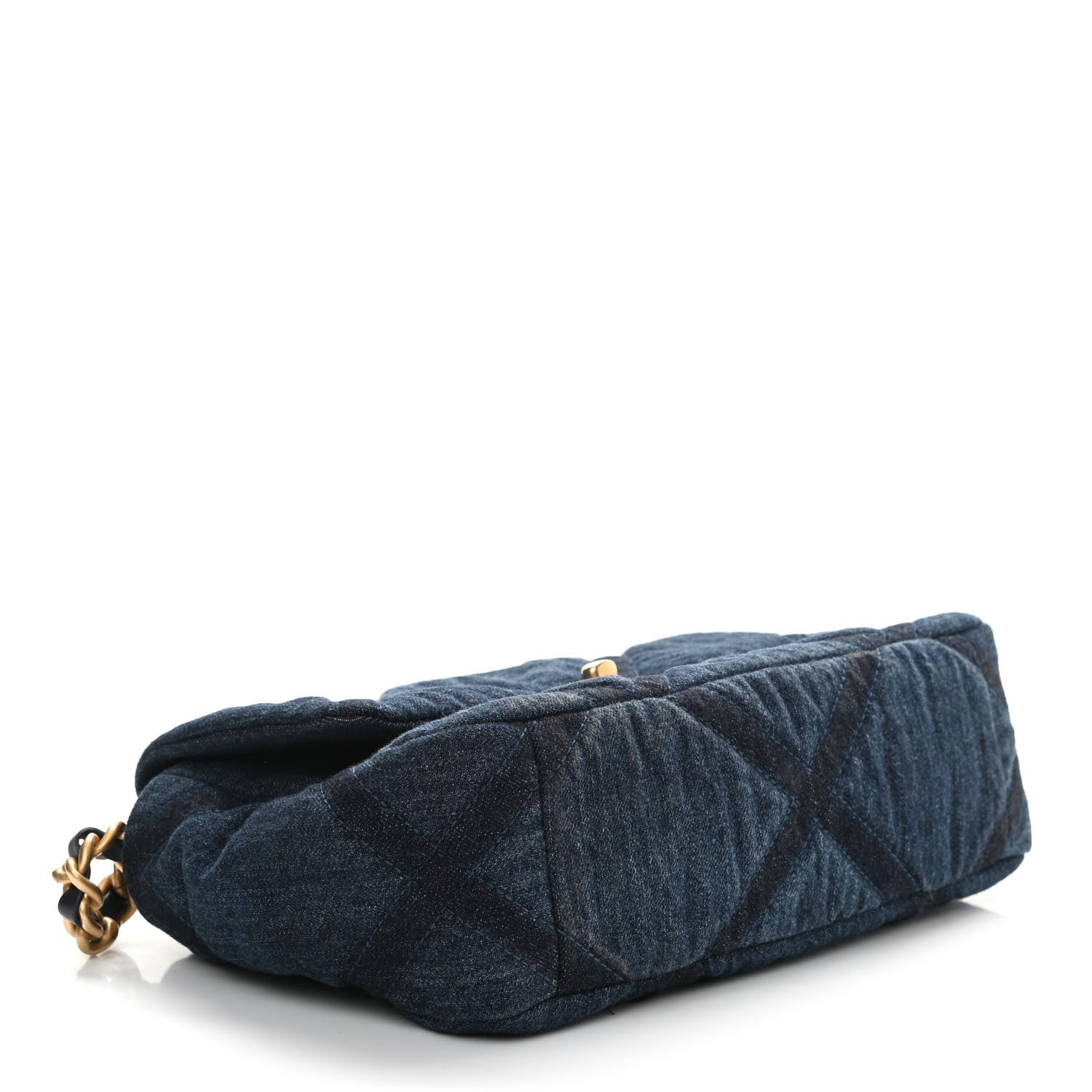 Chanel Denim Quilted Medium Chanel 19 Flap Blue 4 of 9