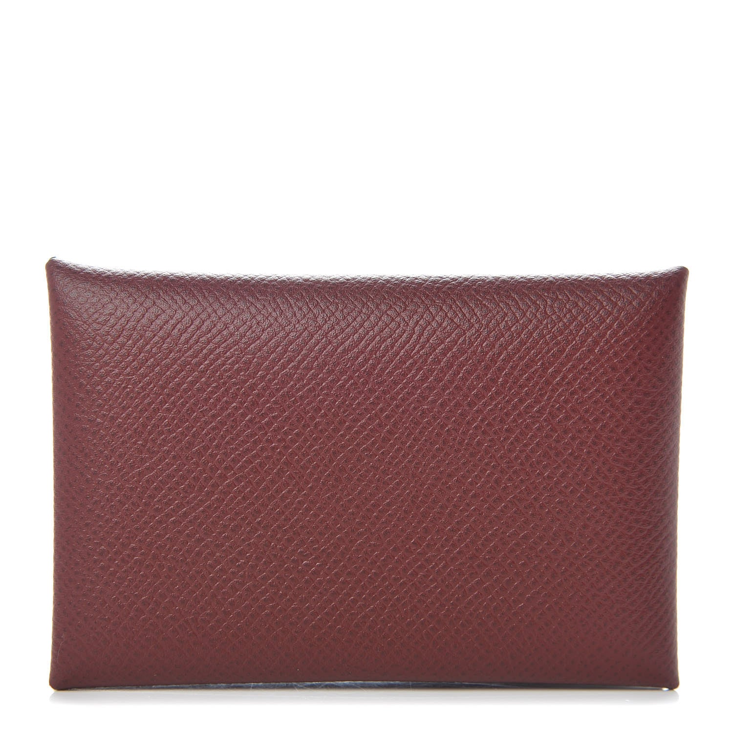 Hermes Epsom Calvi Card Case Rouge H 1 of 8