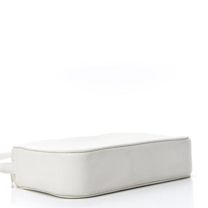 Balenciaga Calfskin Logo S Everyday Camera Bag White 4 of 10