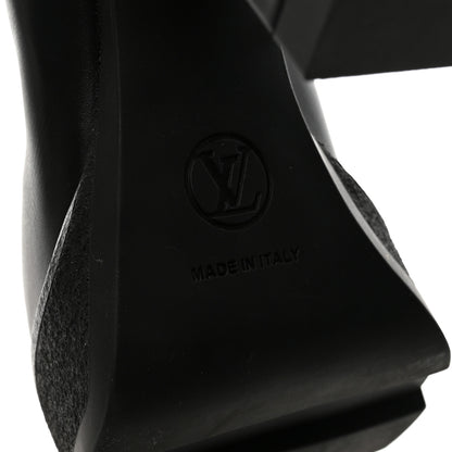 Louis Vuitton Calfskin Monogram LV Beaubourg Platform Ankle Boots 40 Black 13 of 18