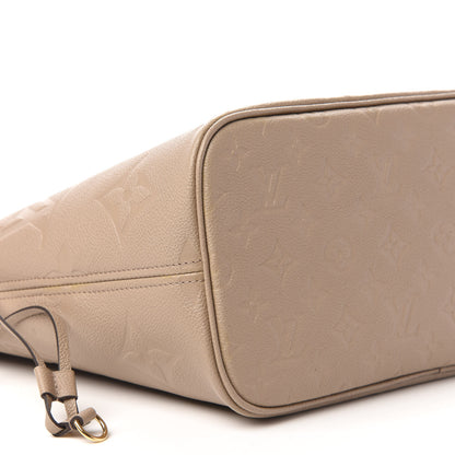 Louis Vuitton Empreinte Monogram Giant Neverfull MM Tourterelle 6 of 12