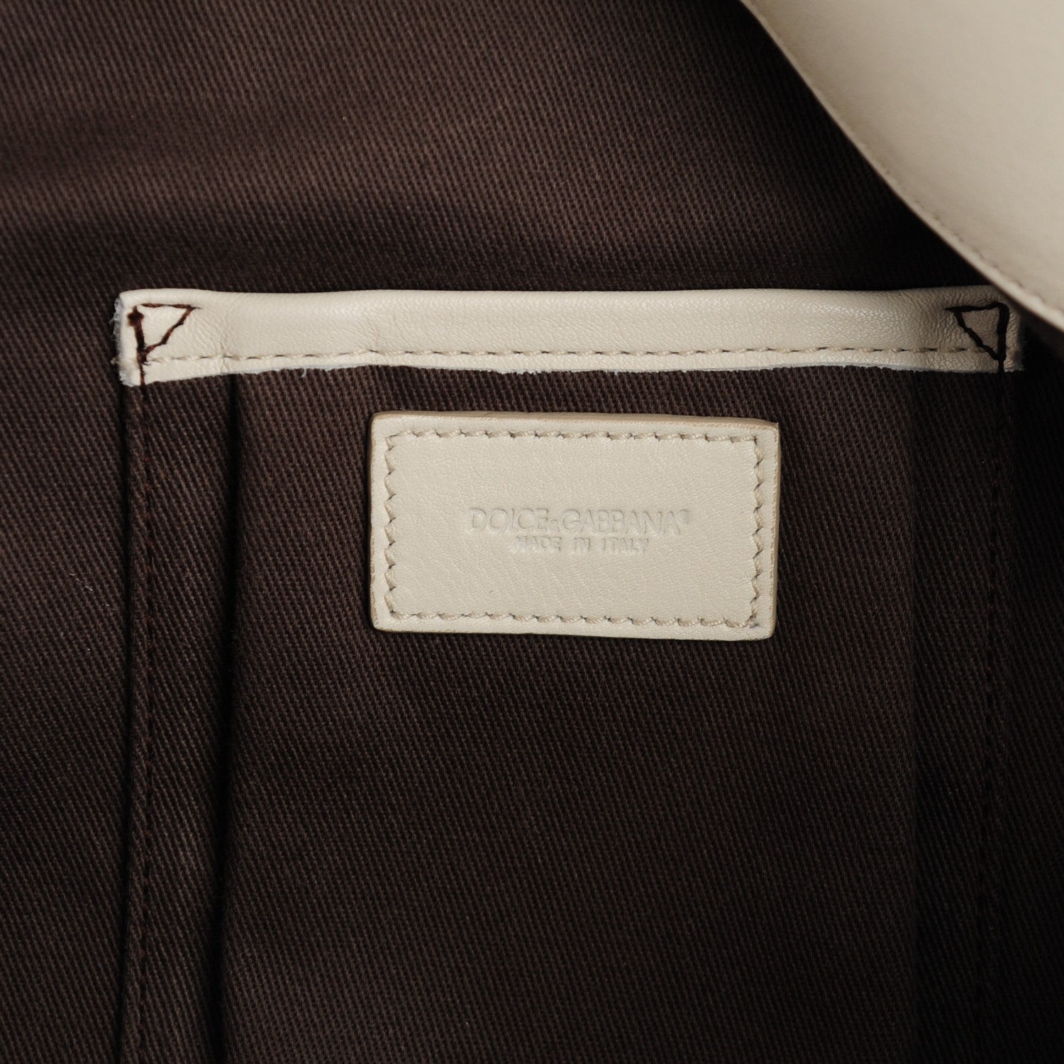 Dolce & Gabbana Calfskin Miss Sleek Bianco 7 of 7