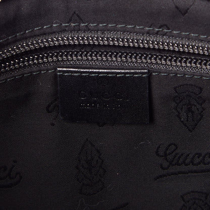 Gucci Imprime Monogram Medium Flat Messenger Bag Black 7 of 8