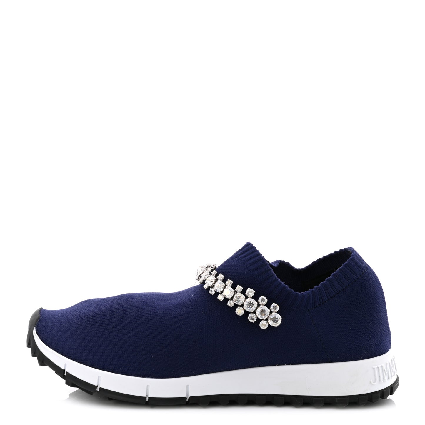 Knit Crystal Pearl Verona Sneaker 36.5 Navy