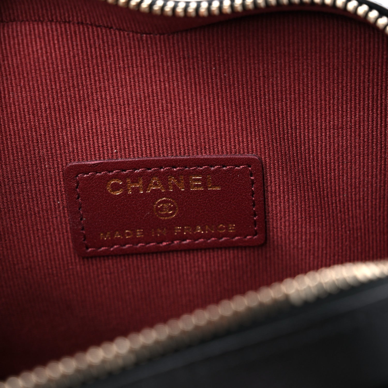Chanel Lambskin Quilted CC In Love Heart Clutch With Chain Black 6 of 10