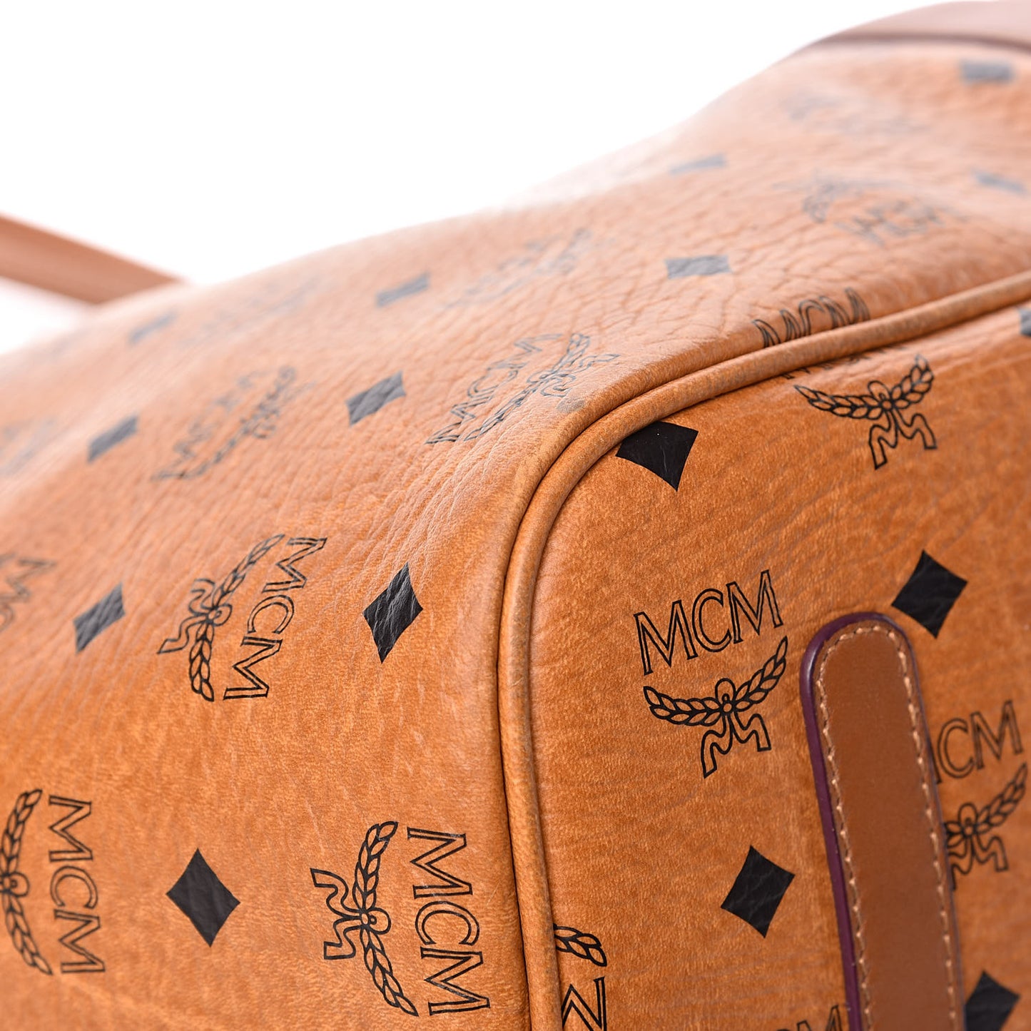 Visetos Large Liz Reversible Shopper Tote Cognac