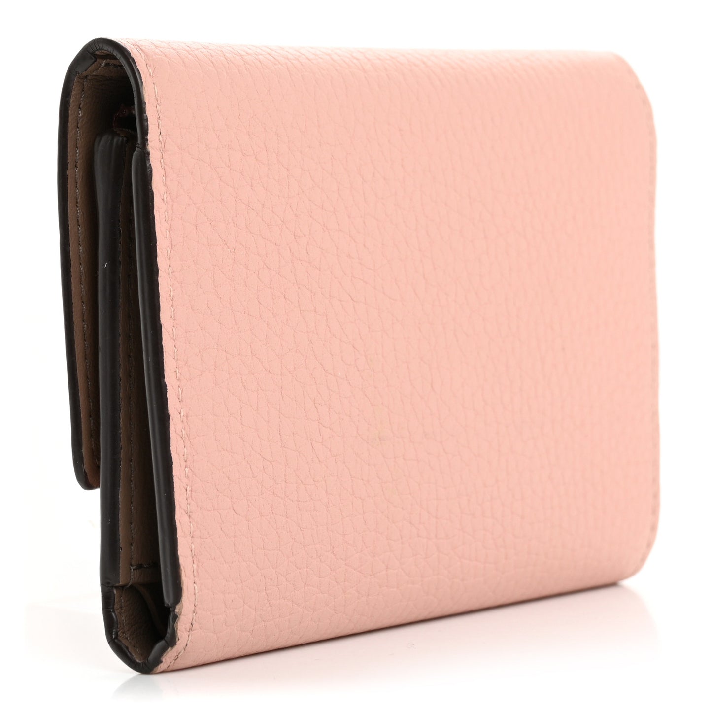 Taurillon Capucines Compact Wallet Magnolia