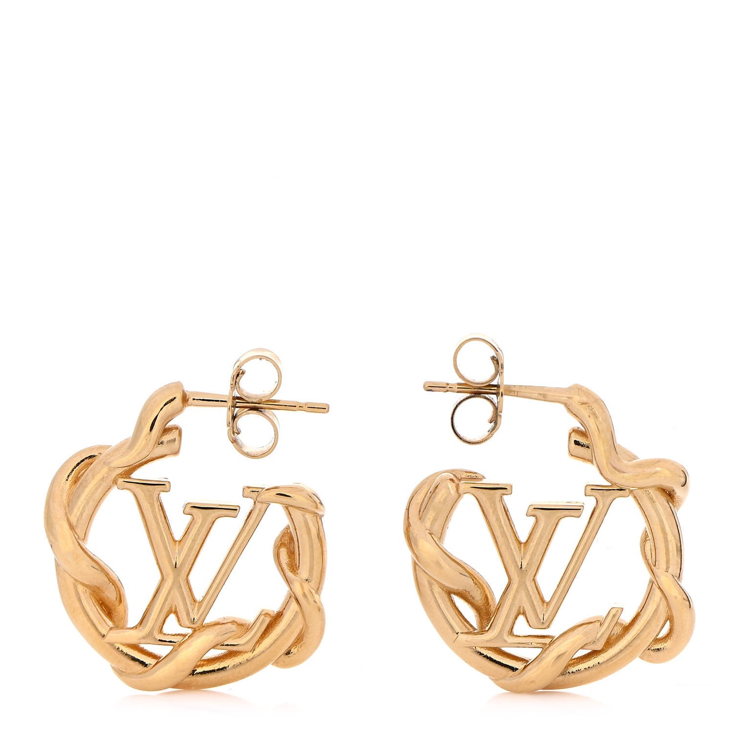 Garden Louise Hoop Earrings Gold