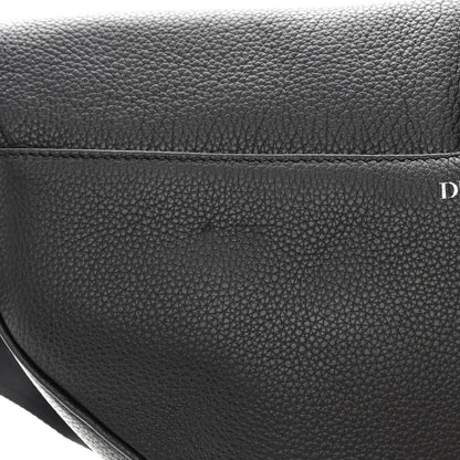 Christian Dior Grained Calfskin Mens Maxi Saddle Bag Back 13 of 15