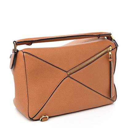 Loewe Calfskin Medium Puzzle Bag Light Caramel 2 of 9