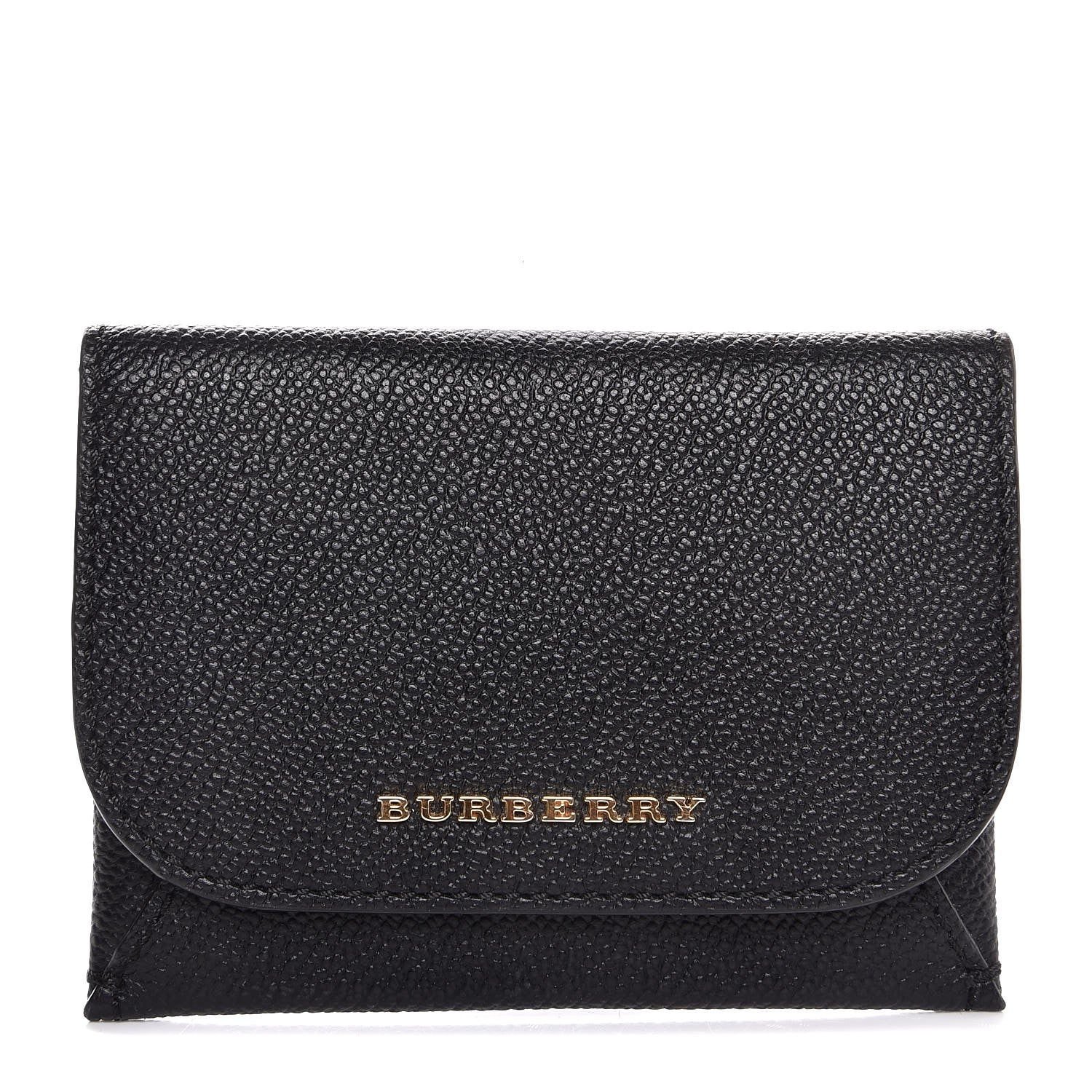 Burberry Grainy Calfskin Card Case Black 1 of 8