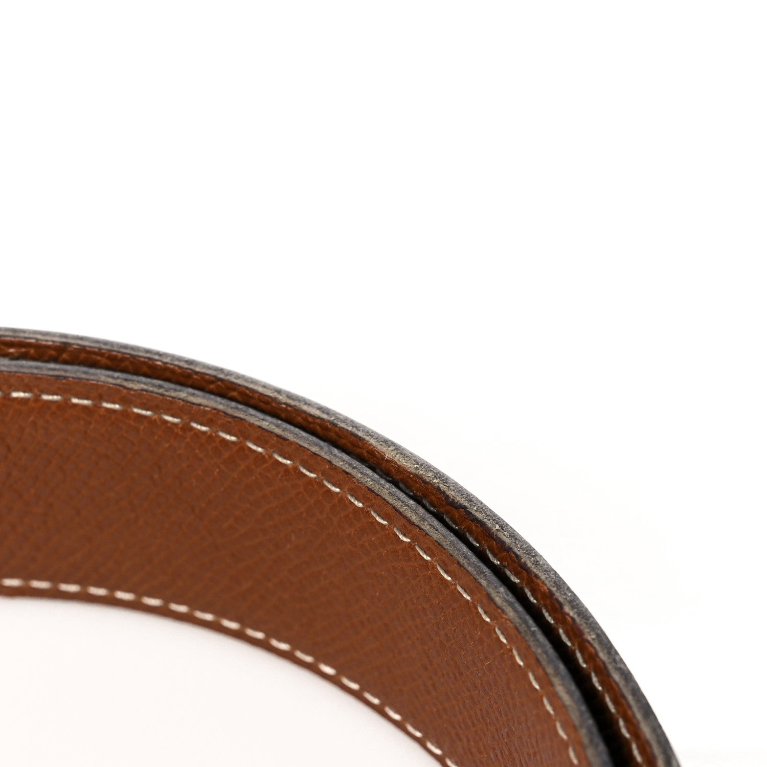 Hermes Box Courchevel 38mm Constance H Belt 80 Black Gold 6 of 7