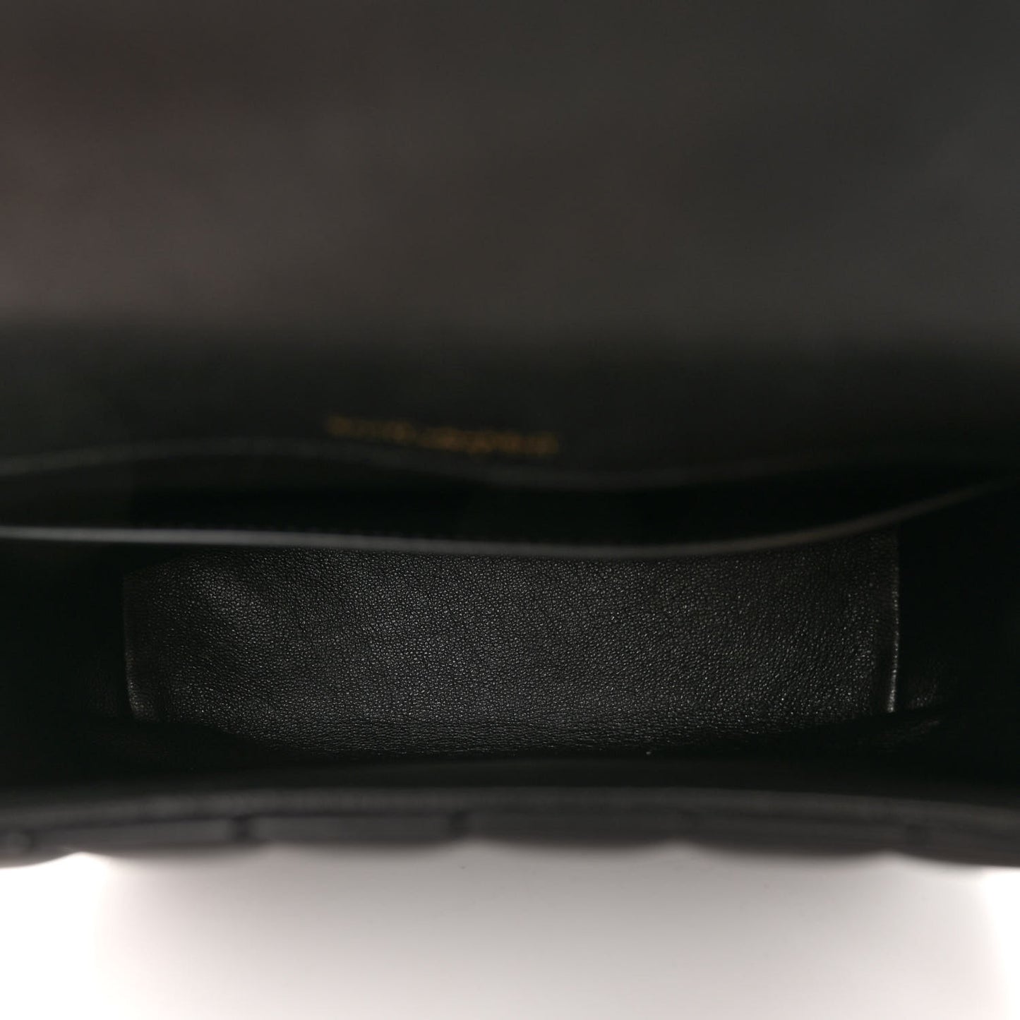 Lambskin Matelasse Monogram Medium Vicky Chain Bag Black