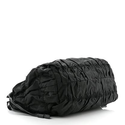 Prada Tessuto Nylon Gaufre Tote Black 4 of 12