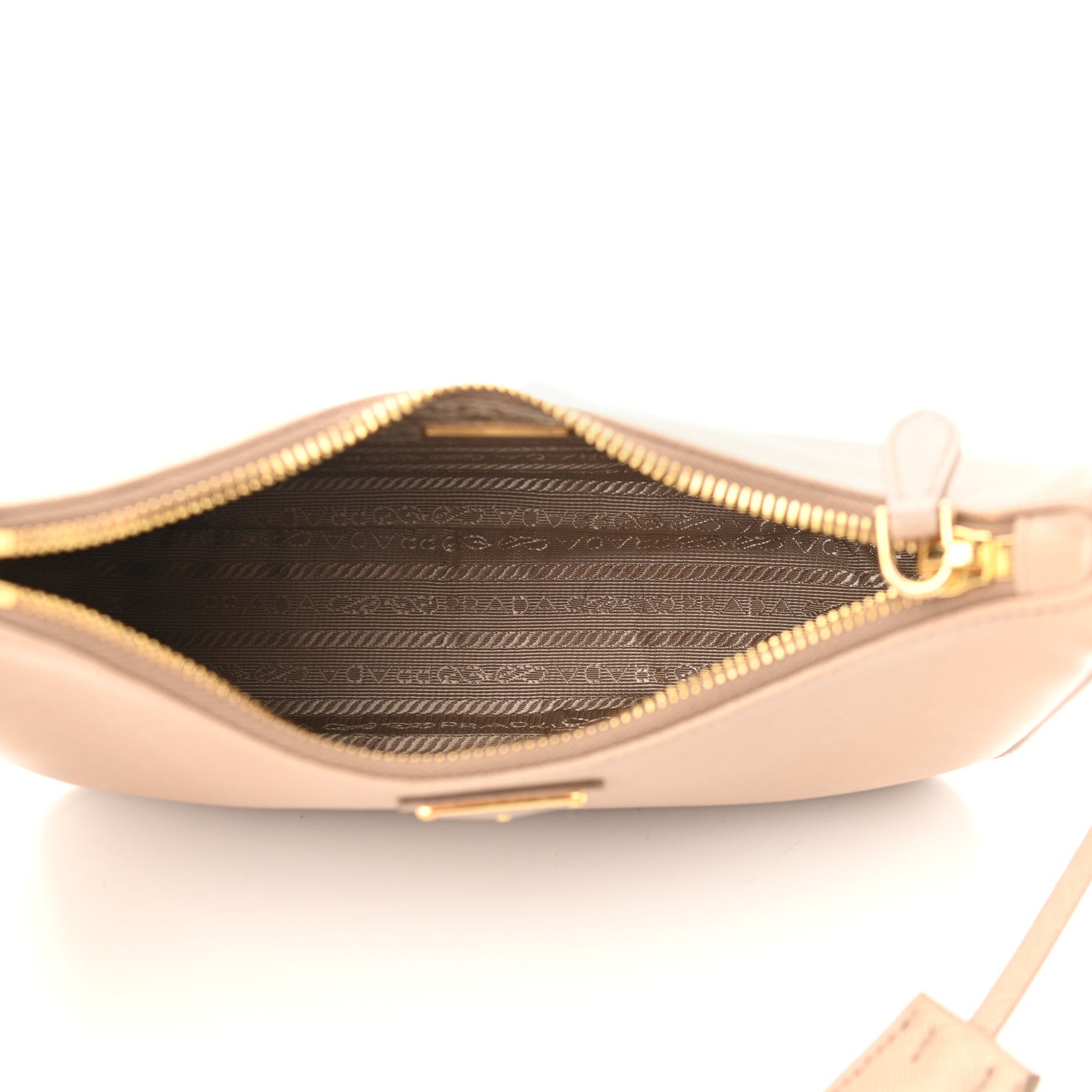 Prada Saffiano Re-Edition 2005 Shoulder Bag Cammeo Beige 5 of 9