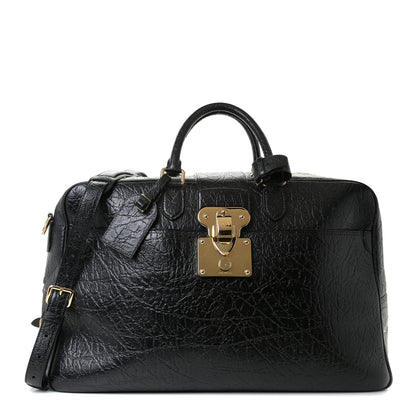 Louis Vuitton Cuir Indra Duffle Bag Black 1 of 15