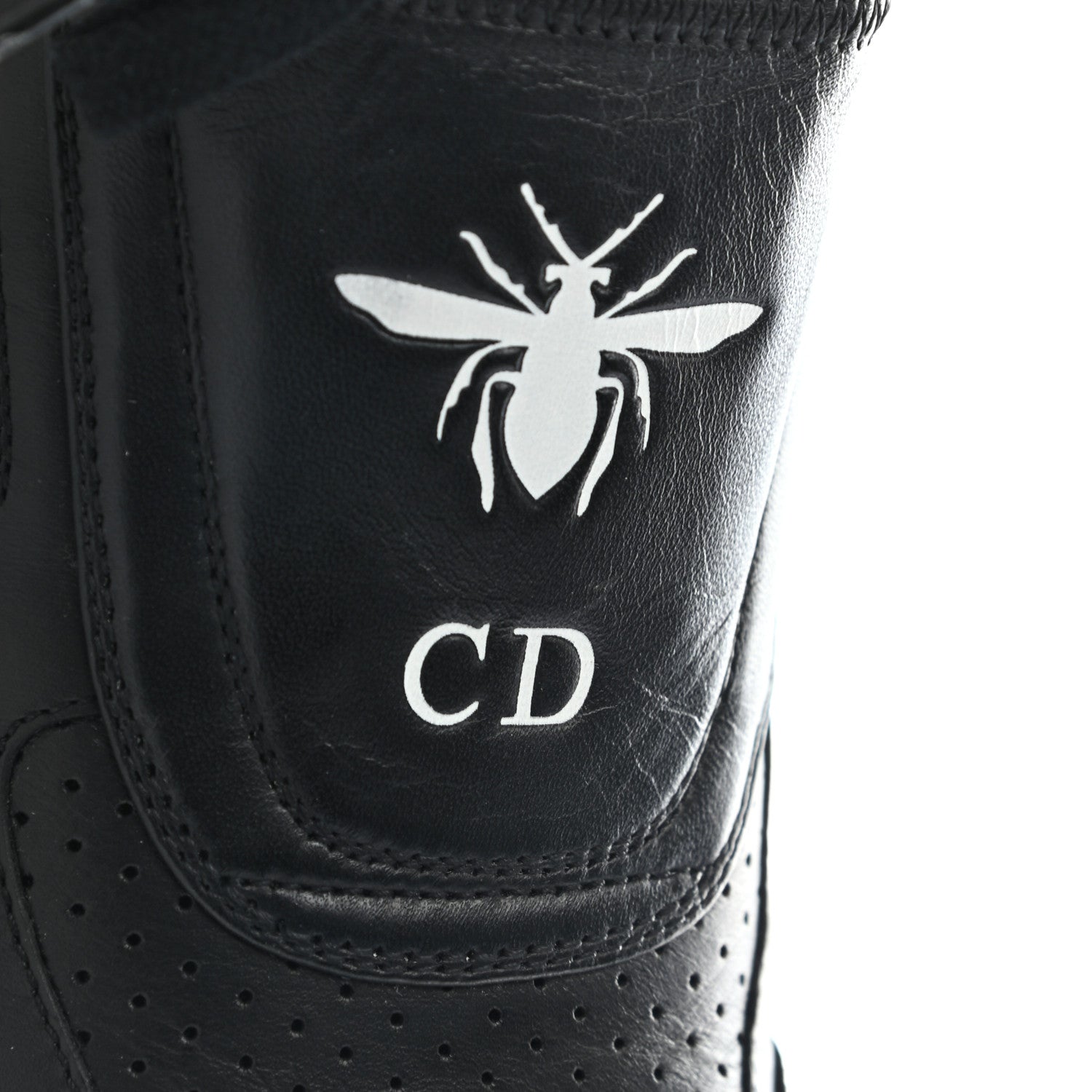 Christian Dior Smooth Calfskin Suede D-Fence Sneakers 39 Black 10 of 10