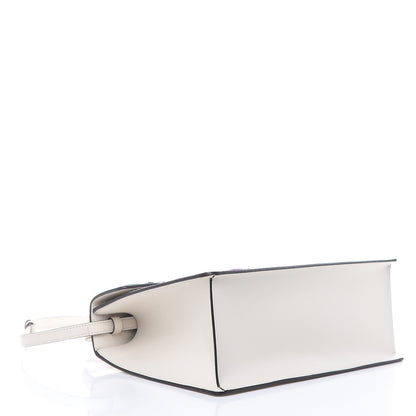 Gucci Calfskin Embroidered Medium Sylvie Top Handle Bag White 4 of 11